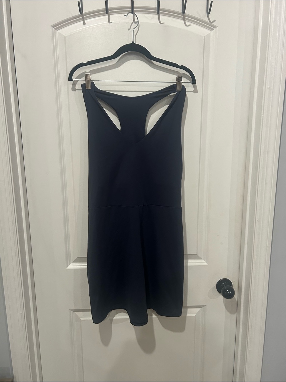 Black Racerback on the go Mini Dress